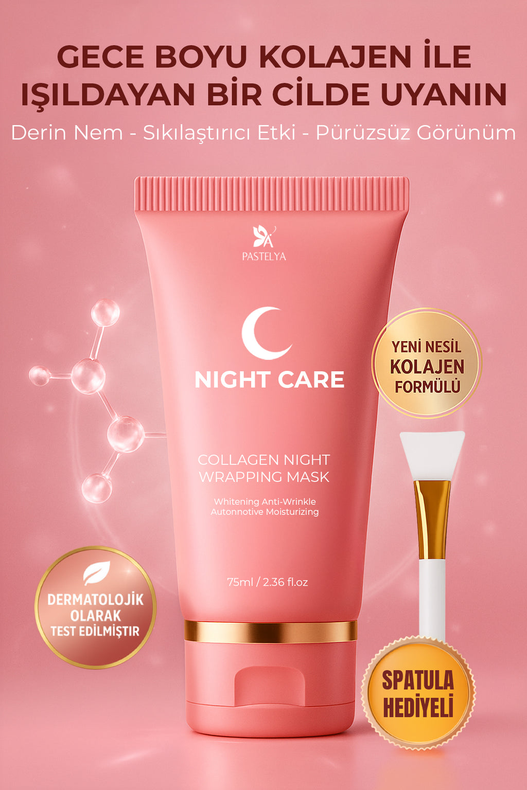 Pastelya Glass Skin Kolajen Maskesi