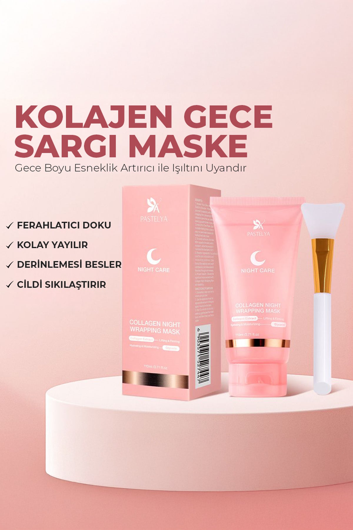 Pastelya Glass Skin Kolajen Maskesi